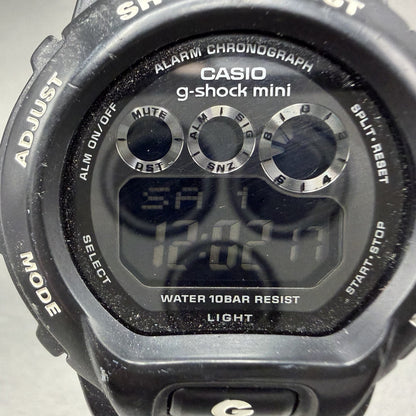 Casio  G-Shock Mini Watch Women 43mm Digital Black Alarm Chrono GMN-691 New Batt1