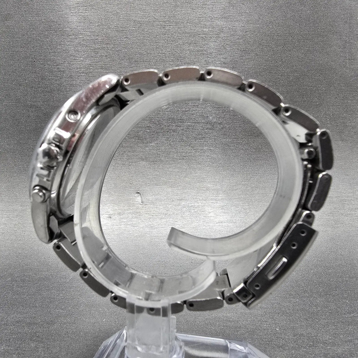 Citizen Reguno Atomic Solar Watch Men 38mm Cream Dial Silver Date PARTS JDM7