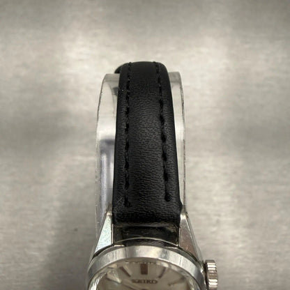 Seiko Queen Watch Women 19mm Silver Dial Silver Tone Round 1020-0010 VTG Works4