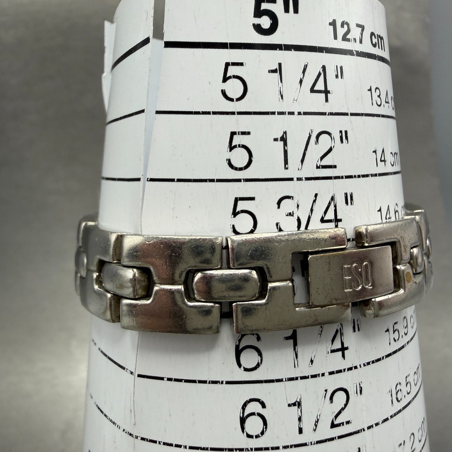 ESQ Watch Women 22mm Black Dial Silver Tone Crystal Bezel Round E5213 New Batt10