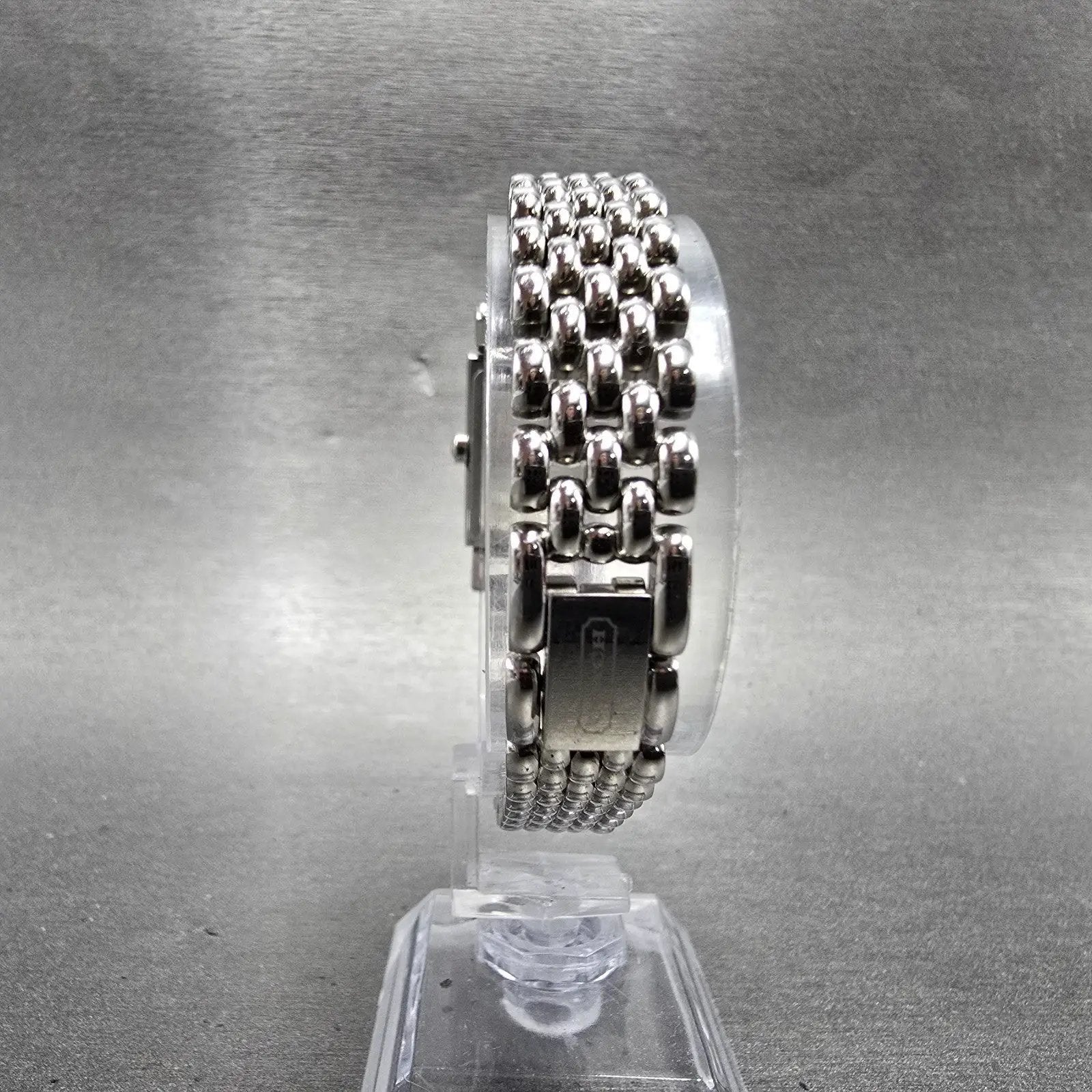 Coach Tank Watch Women 17mm Silver Dial Silver Tone CA.66.7.14.0624 New Battery5