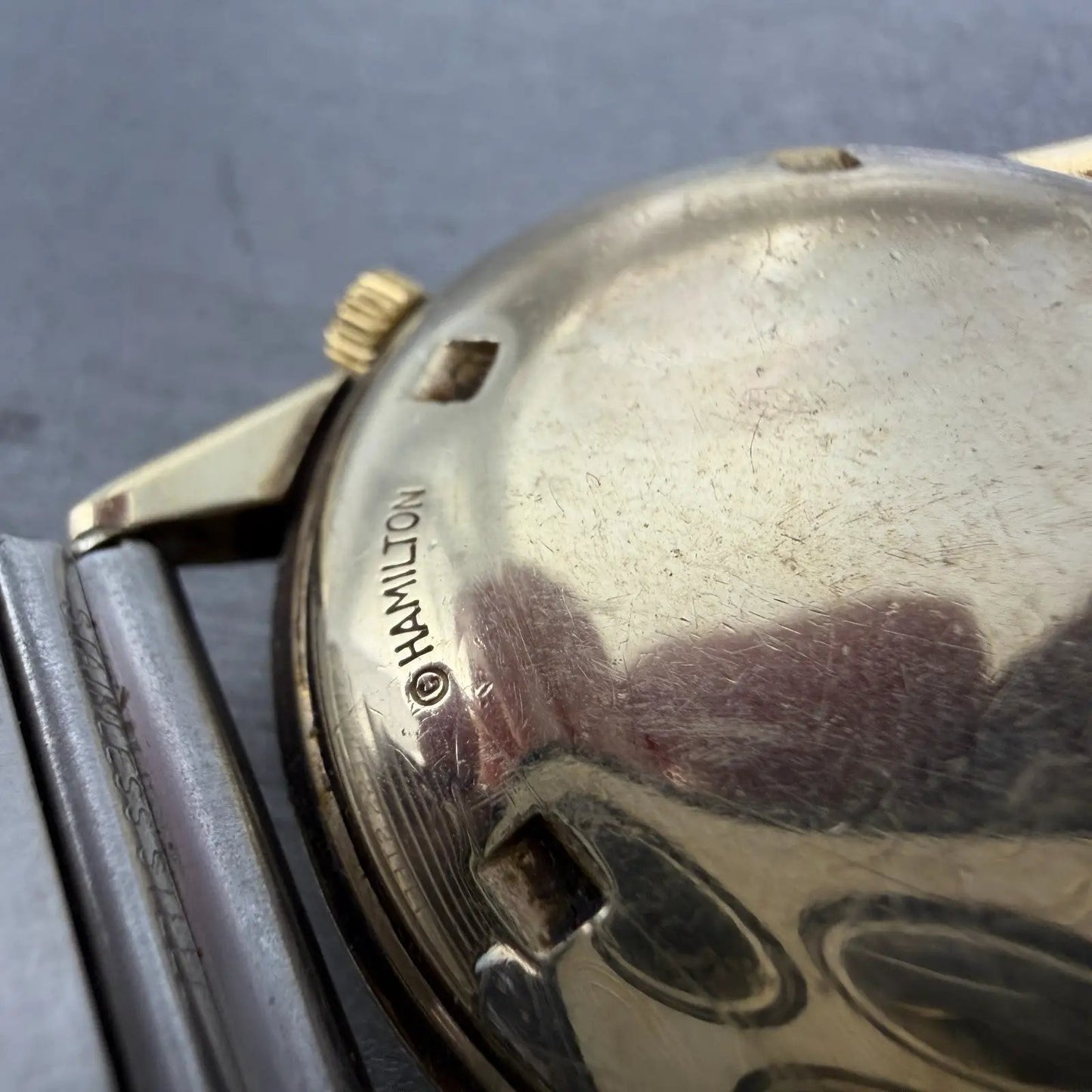 Hamilton Electric RR Special Watch Men 36mm White Dial 10K Gold Filled READ PART13