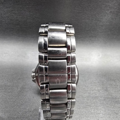 Bulova Adventurer Watch Men 45mm Black Dial Silver Date Round 96B134 New Battery7