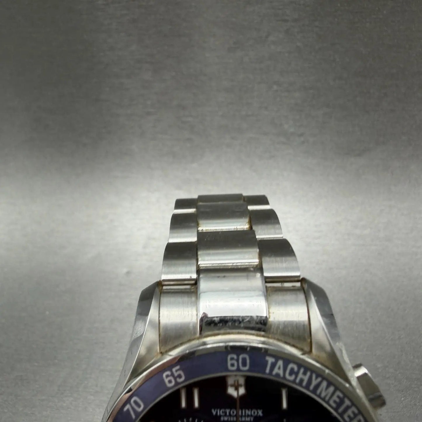 Victorinox Swiss Army Chrono Classic Watch Men 42mm Blue Dial Steel Date NewBatt4