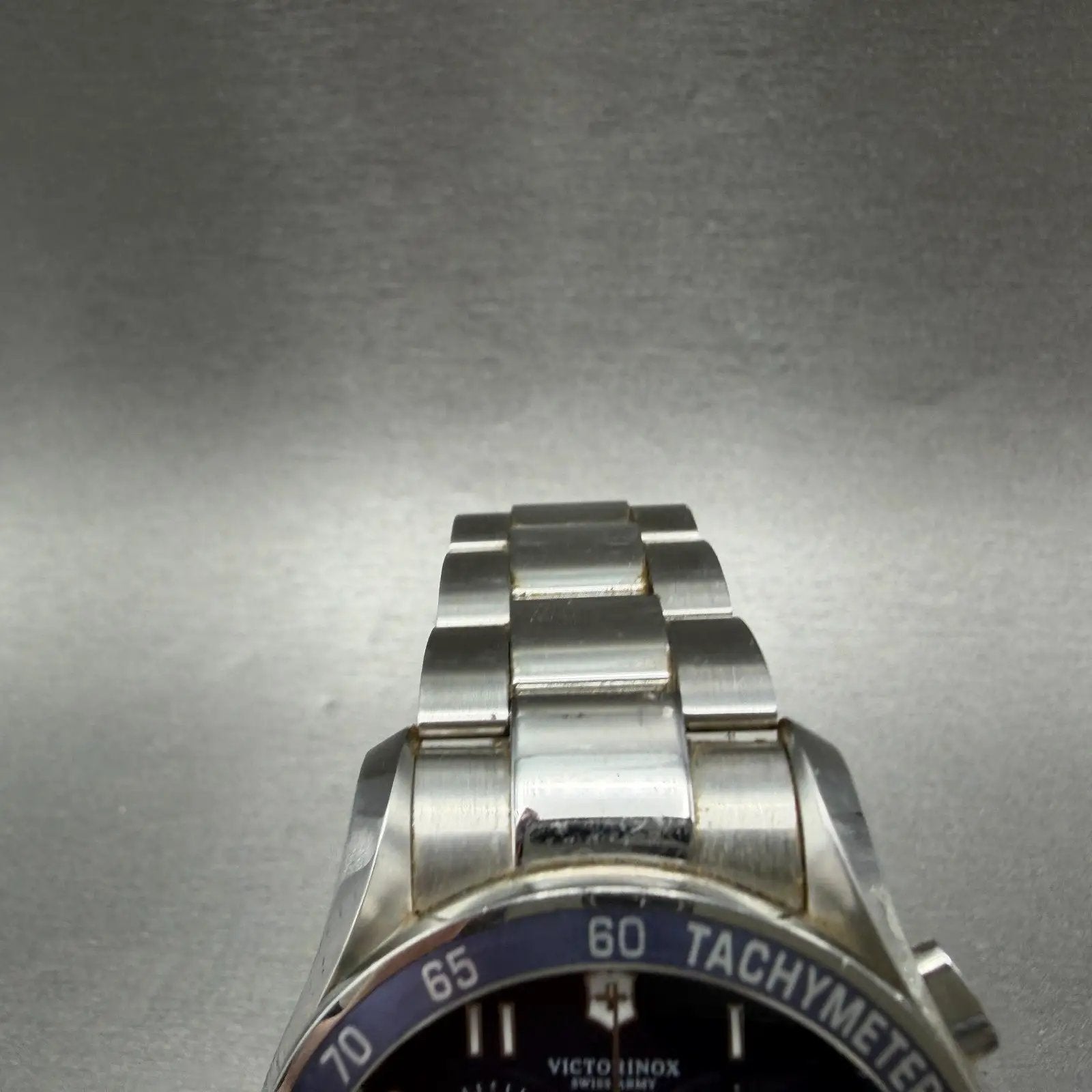 Victorinox Swiss Army Chrono Classic Watch Men 42mm Blue Dial Steel Date NewBatt4