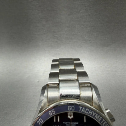 Victorinox Swiss Army Chrono Classic Watch Men 42mm Blue Dial Steel Date NewBatt4