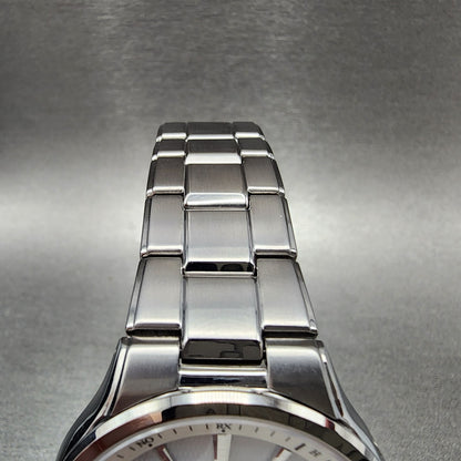Citizen Eco-Drive Atomic Watch Men 37mm White Dial Titanium Date H110-T018360