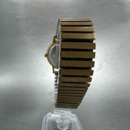 Citizen Deluxe Phynox Watch Men 34mm Silver Dial Gold Tone Manual 140809 PARTS8