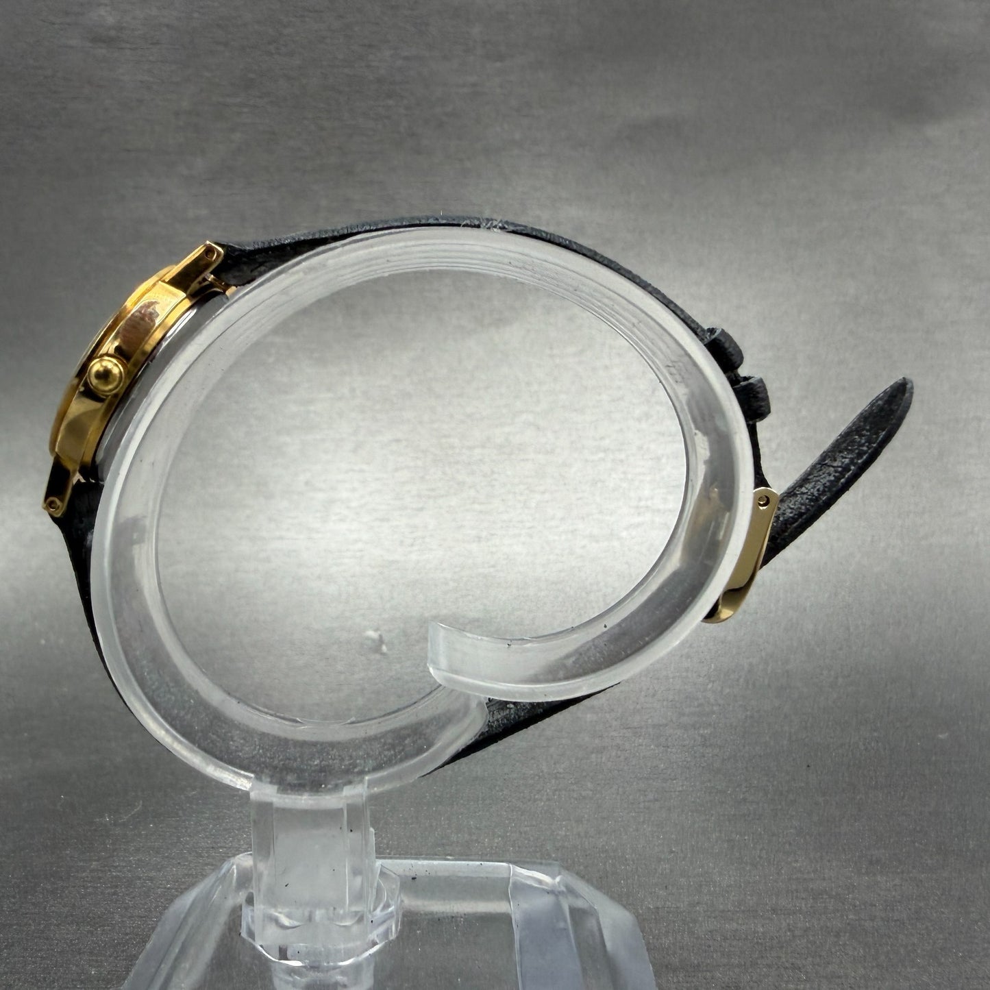 Seiko Spirit Watch Women 23mm Champagne Dial Gold Tone Round 4N21-0640 New Batt6