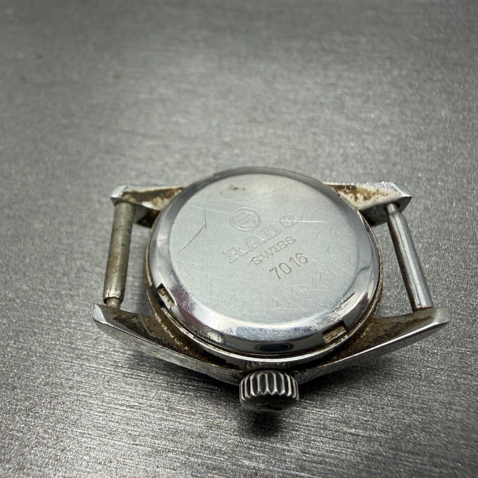 Rado Emile Watch Women 21mm Silver Dial Silver Tone Date Round 7016 Auto PARTS10