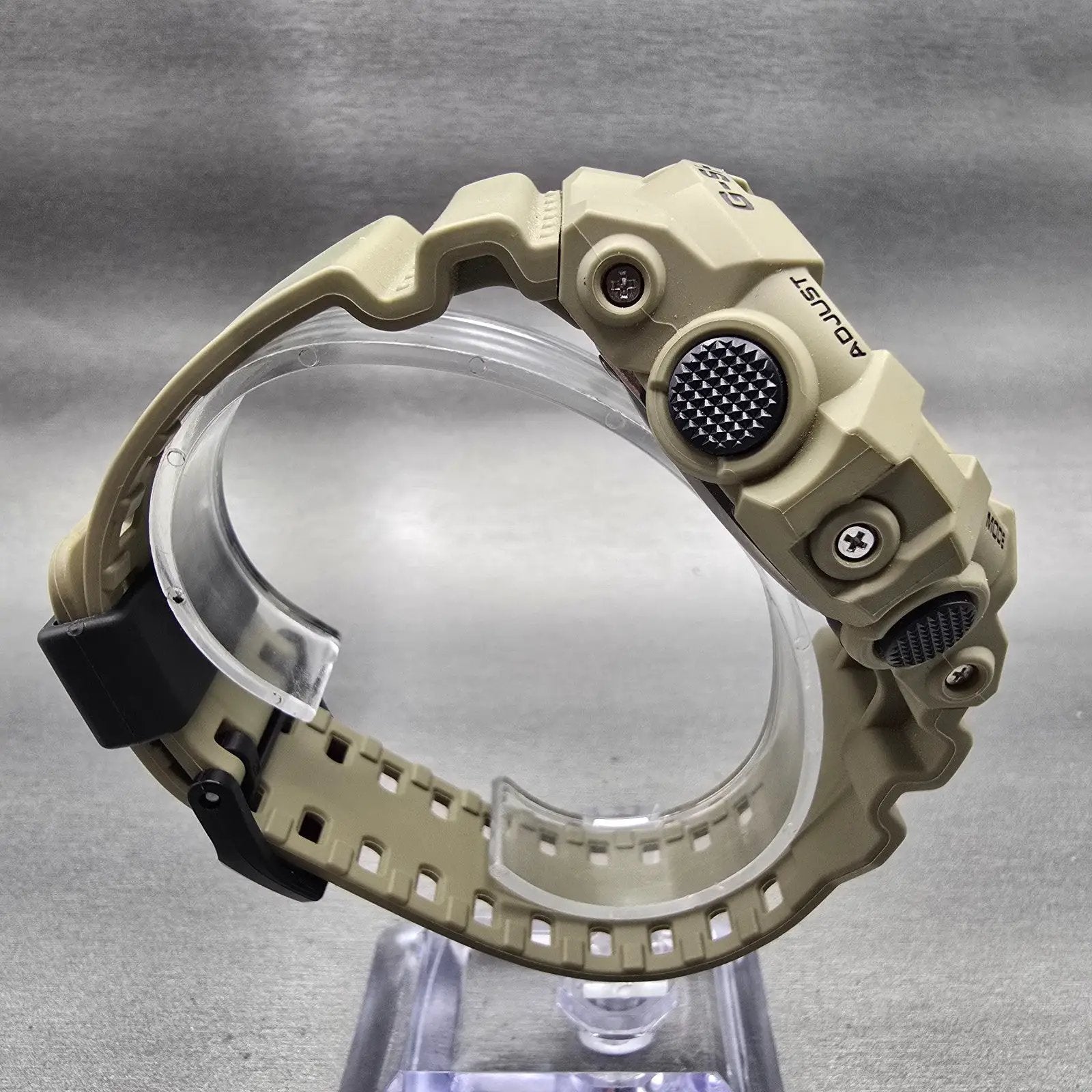 Casio G-Shock GA-700UC Watch Men 53mm Black Beige Chronograph Alarm New Battery8