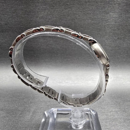 Bulova Womens Watch 20mm MOP Dial Silver Tone Round 96L90 Bracelet New Battery8