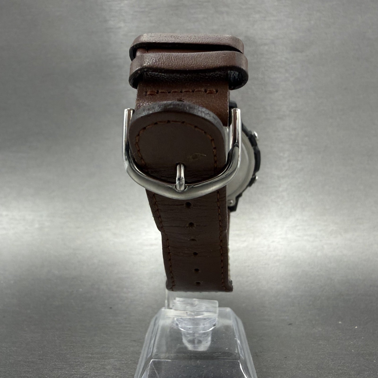 Casio Illuminator Watch Men 44mm Digital Brown Alarm Chrono W89H New Battery7