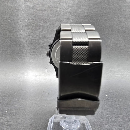 Timex Expedition Watch Men 38mm Black Dial Black Case Alarm Chronograph New Bat7