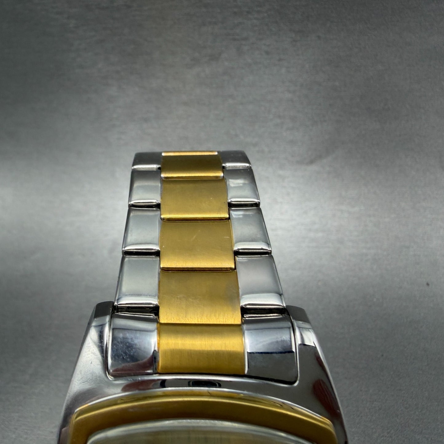 Invicta Lupah Watch Men 47mm Champagne Dial Two Tone Rectangle 15190 New battery4