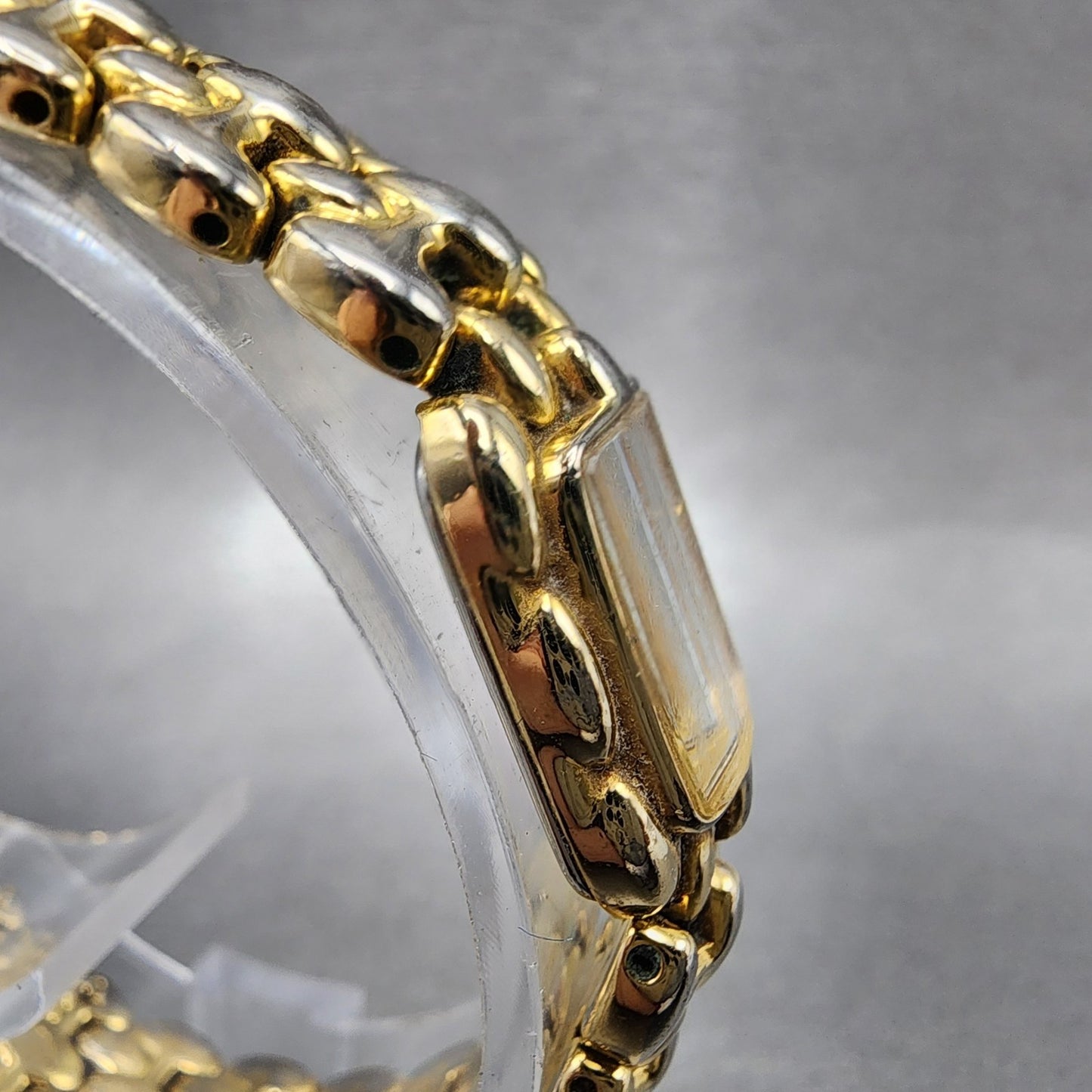Citizen Tank Watch Women 13mm Champagne Dial Gold Tone 5421S89012 New Battery3
