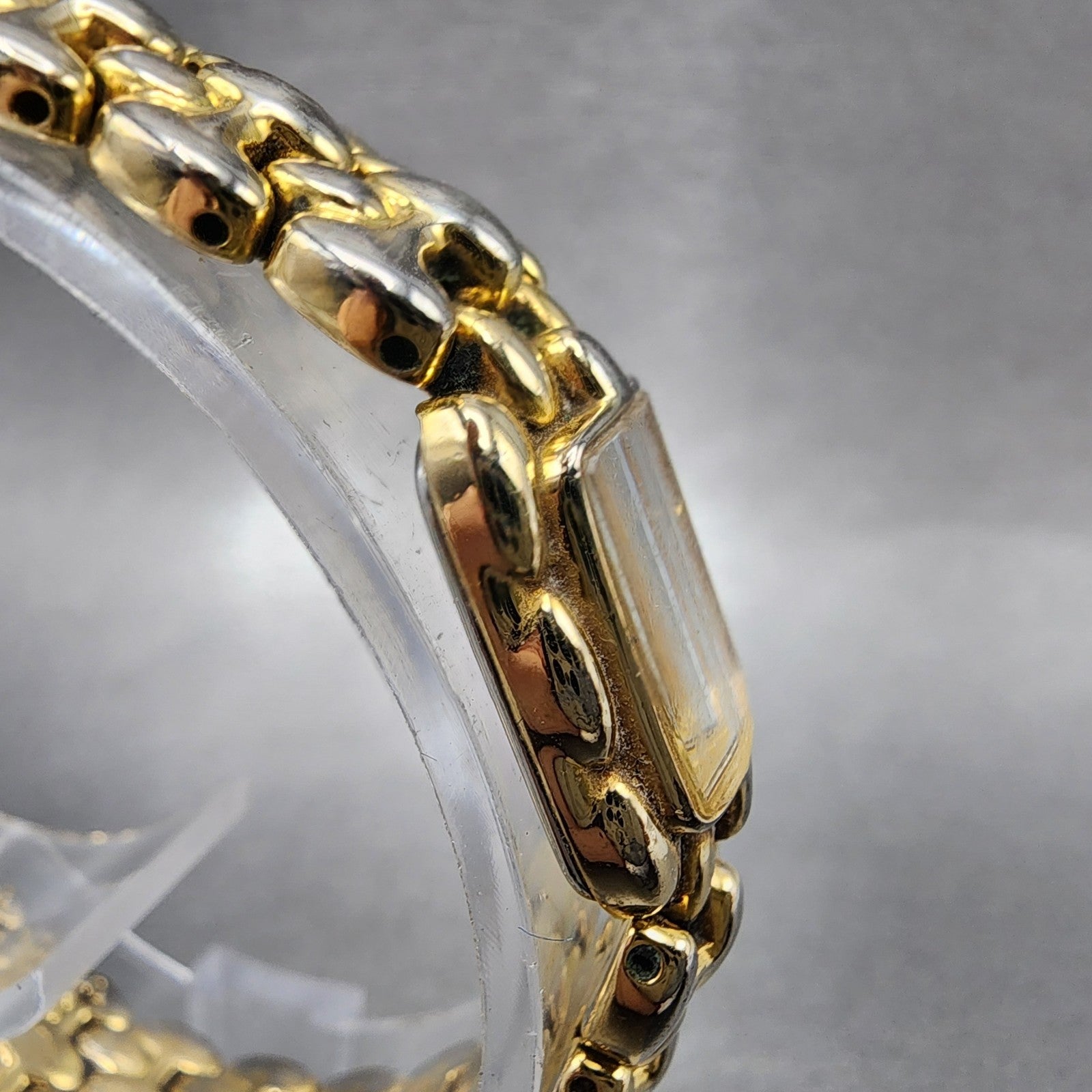 Citizen Tank Watch Women 13mm Champagne Dial Gold Tone 5421S89012 New Battery3