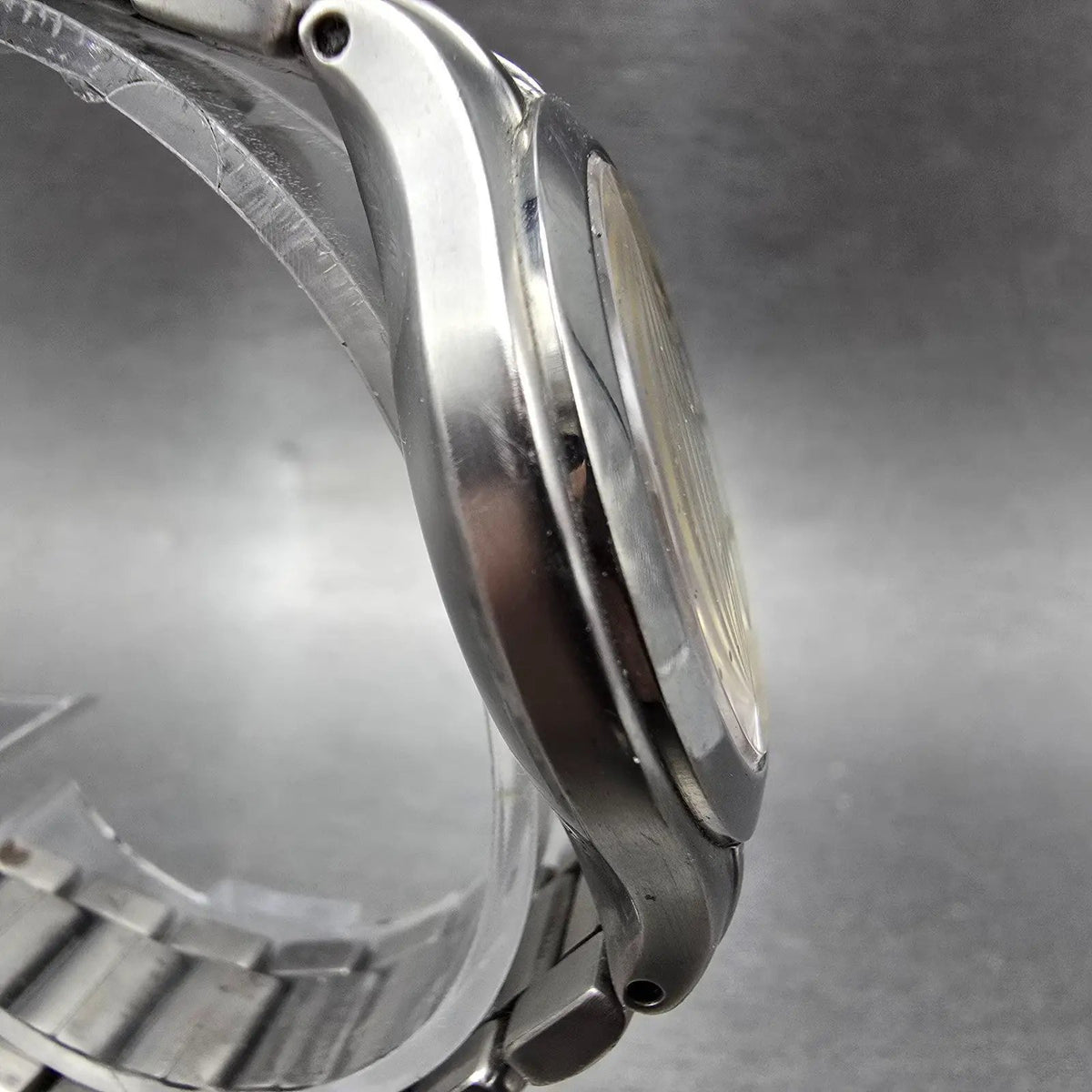 Citizen Exceed Eco-Drive Watch Men 34mm MOP Dial Titanium Round A735-H10457 Runs4