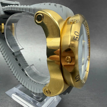Invicta Venom Chronograph Watch Men 53mm Gold Dial Gold Tone Date 90148 New Batt3