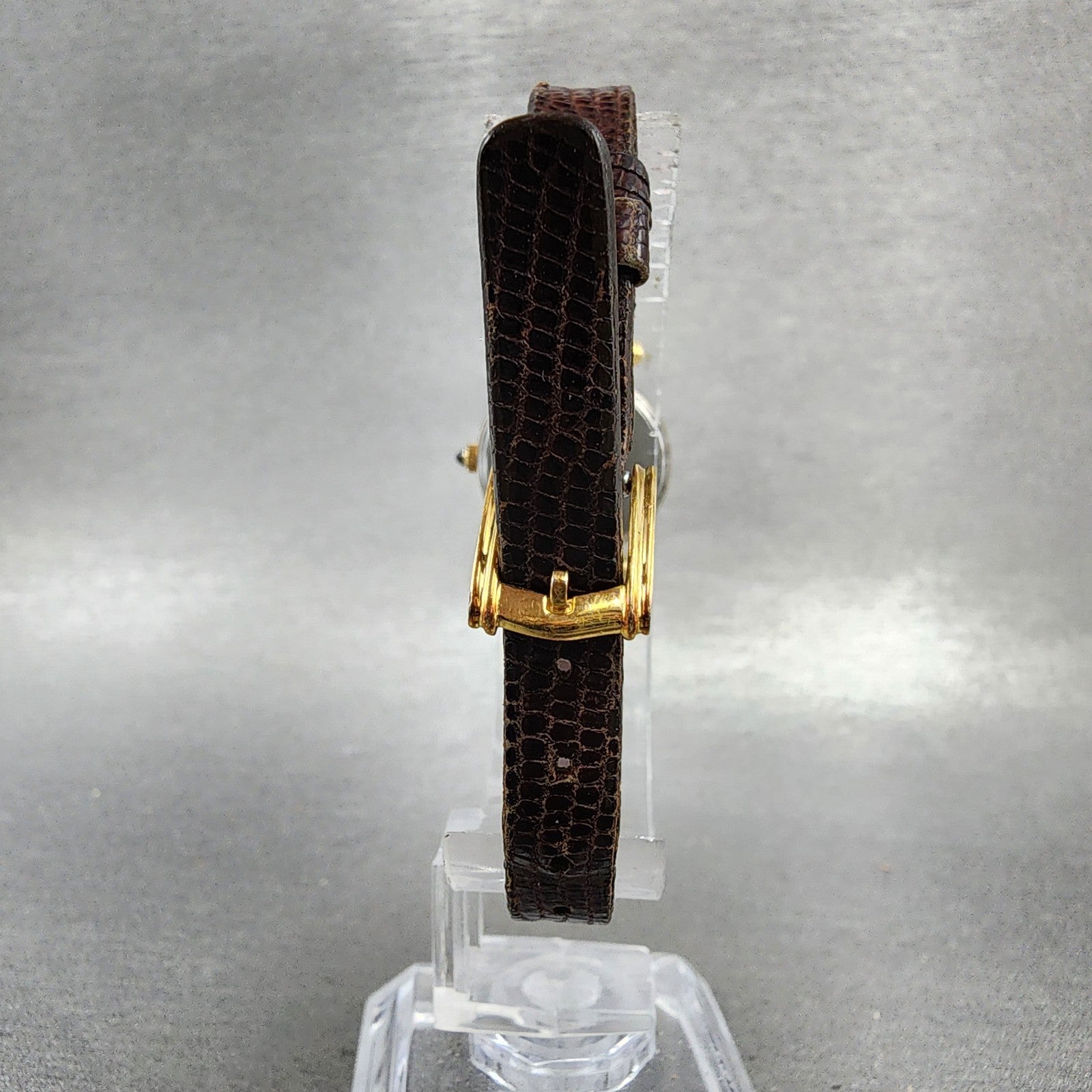 Seiko Lassale Watch Women 19mm Champagne Dial Gold Tone 14000888 New Battery7