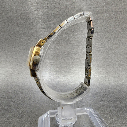 Citizen Watch Women 15mm Silver Dial Gold Tone Oval 4674120 Manual Runs VTG6