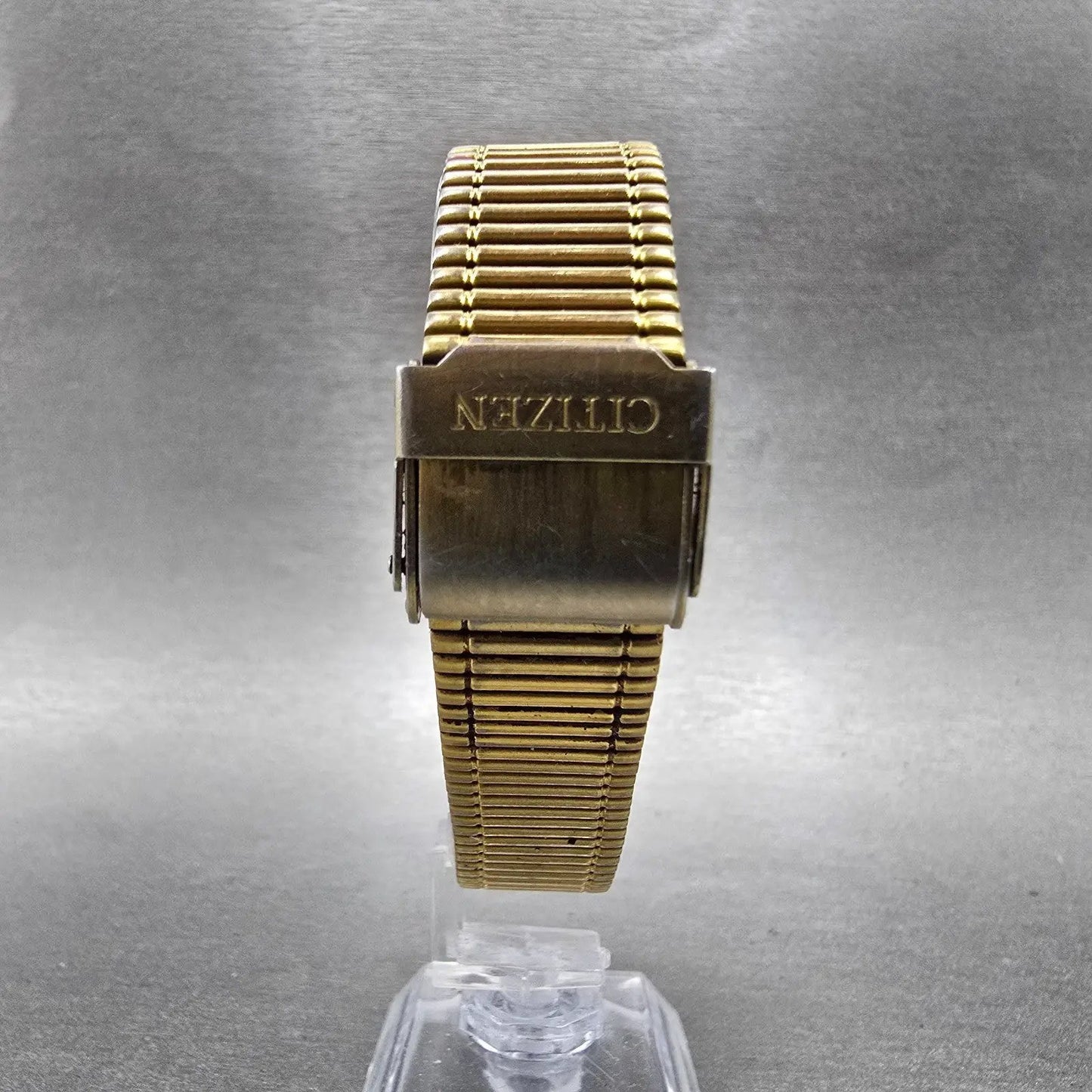 Citizen CQ Watch Men 27mm Champagne Dial Gold Tone Rectangle 6031-S23691 PARTS11