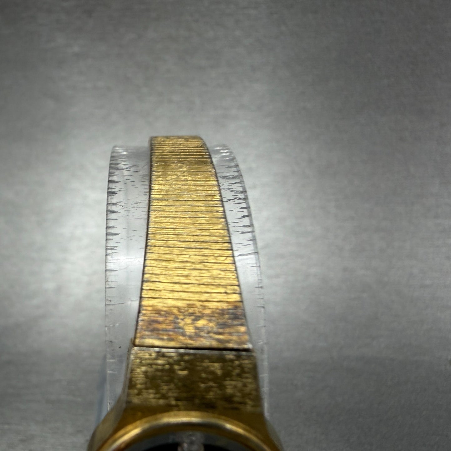 Pulsar Watch Women 18mm Black Dial Gold Tone Round Y590-0109 New Battery4