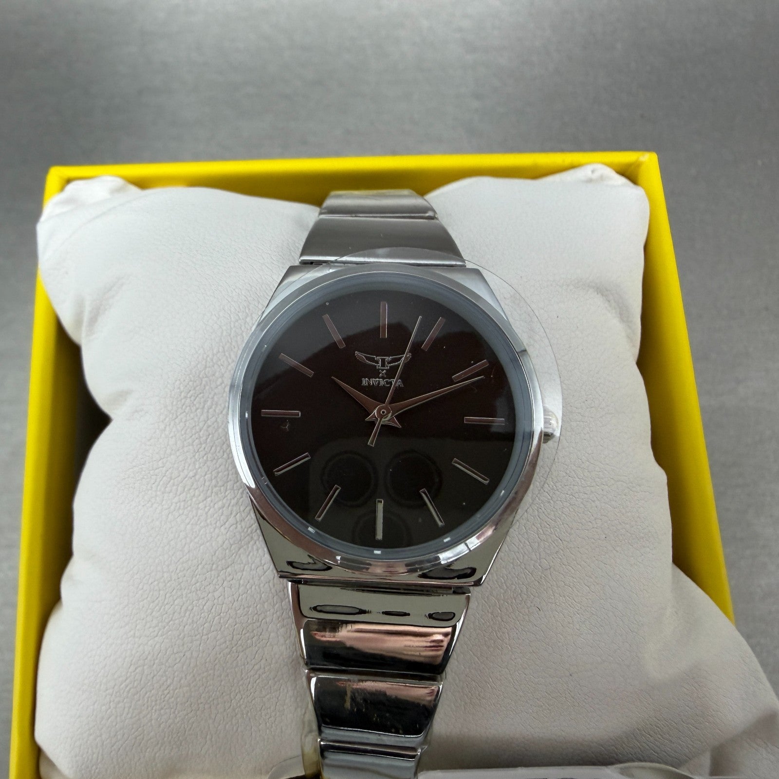 Invicta Celestial Watch Women 28mm Black Dial Silver Tone Round 690520