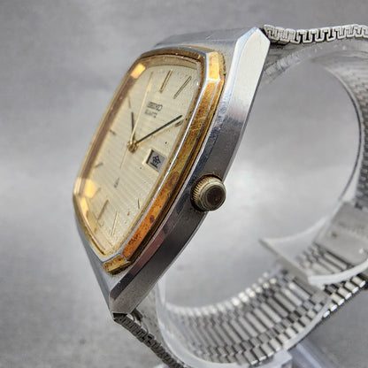 Seiko Watch Men 32mm Champagne Dial Two Tone Daydate 59335040 PARTS3
