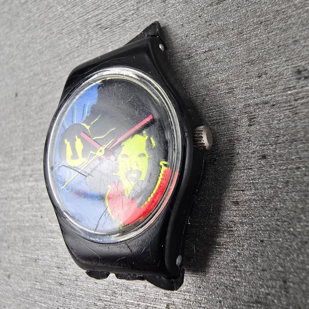 Swatch Sun Lady Watch Women 25mm Black Dial Black Tone Round LB125 New Battery2