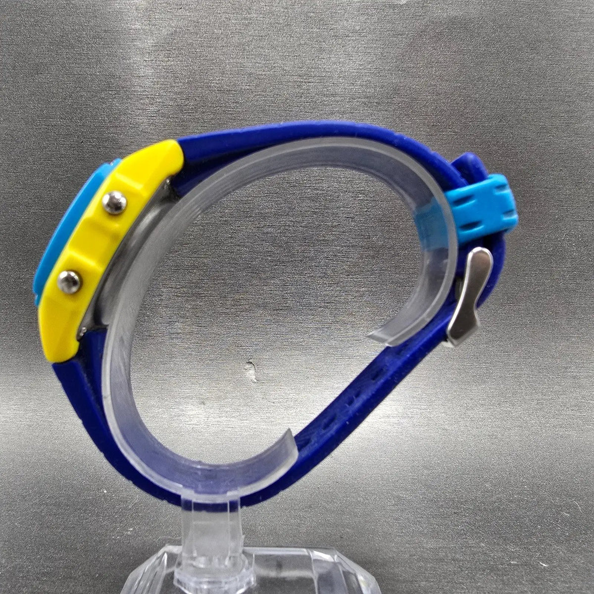 Freestyle Shark Classic Watch Men 38mm Yellow Blue Alarm Chronograph New Battery8