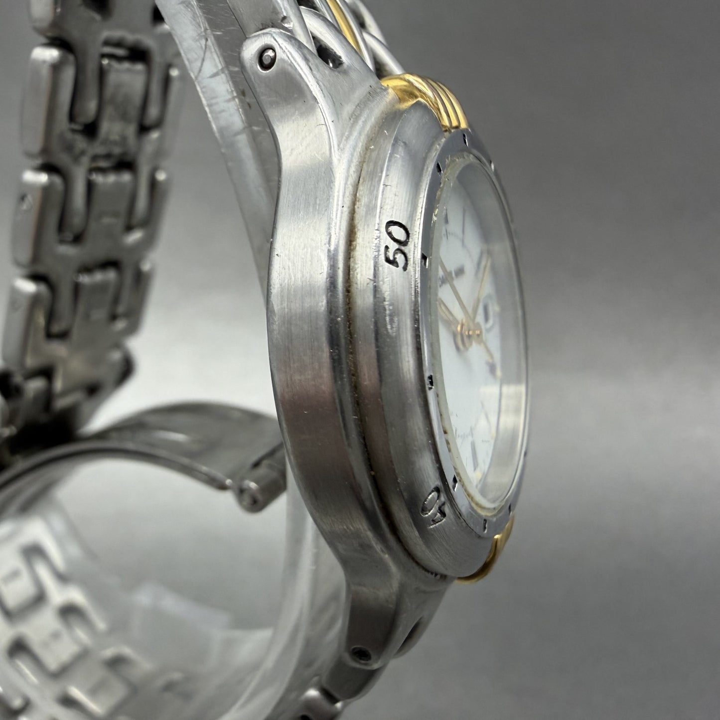 Daniel Mink Watch Women 28mm White Dial Two Tone Date Round 2651 New Battery3
