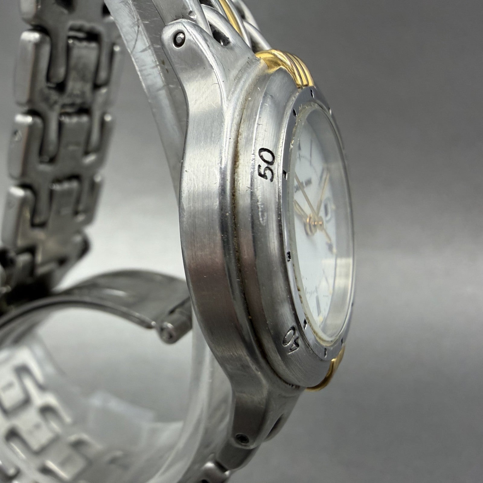 Daniel Mink Watch Women 28mm White Dial Two Tone Date Round 2651 New Battery3