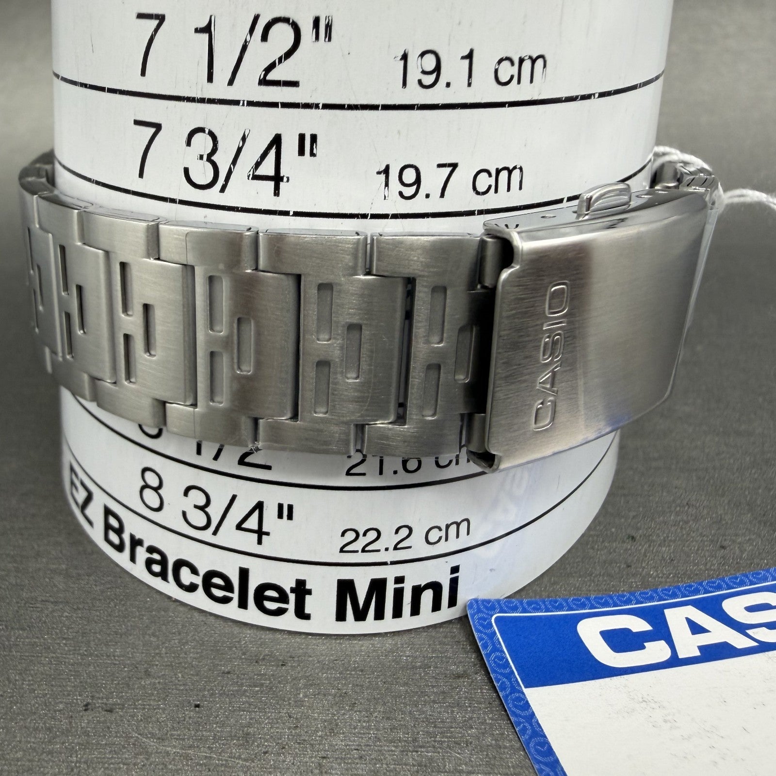 Casio MTP-E700 Watch Men 39mm Black Dial  Silver Tone Metal Date Bracelet Round10