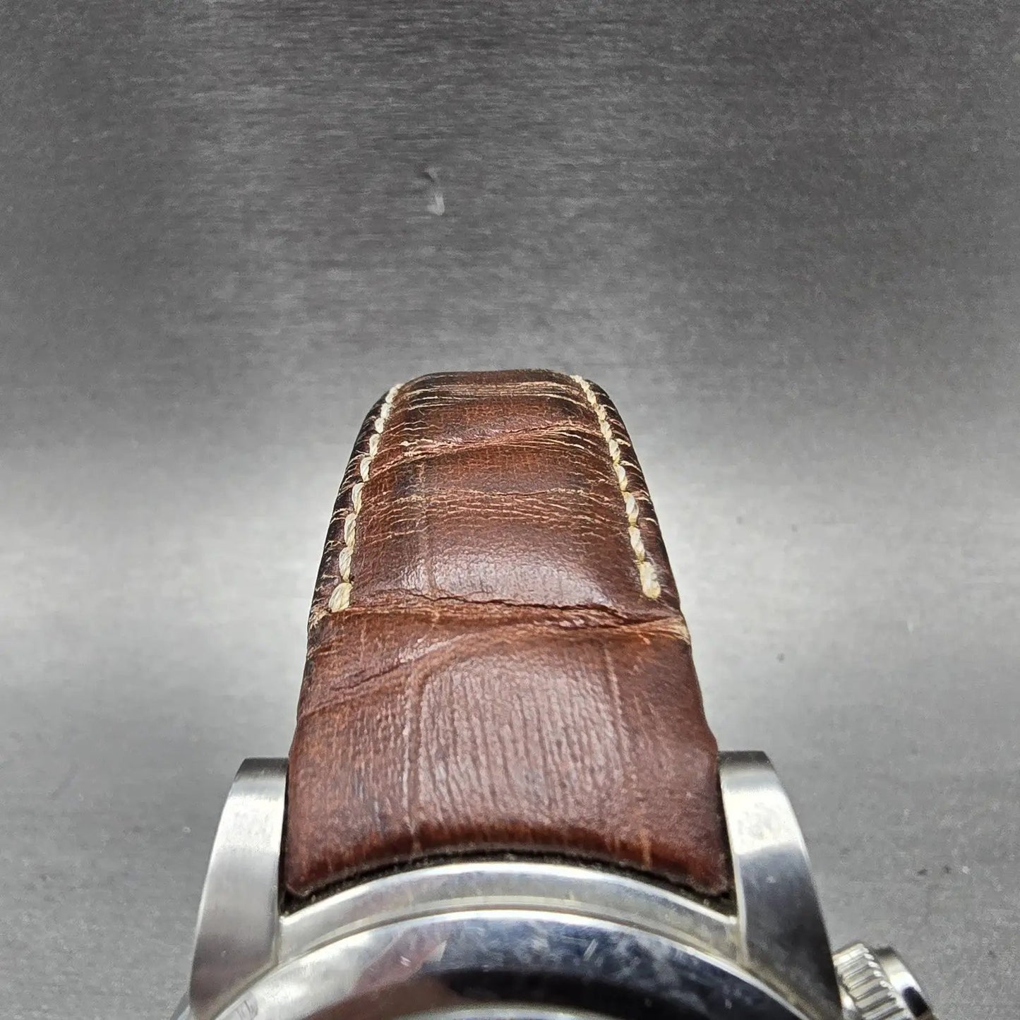 Citizen Eco-Drive Chronograph Watch Men 42mm Brown Dial Steel H500-S049628 Runs4