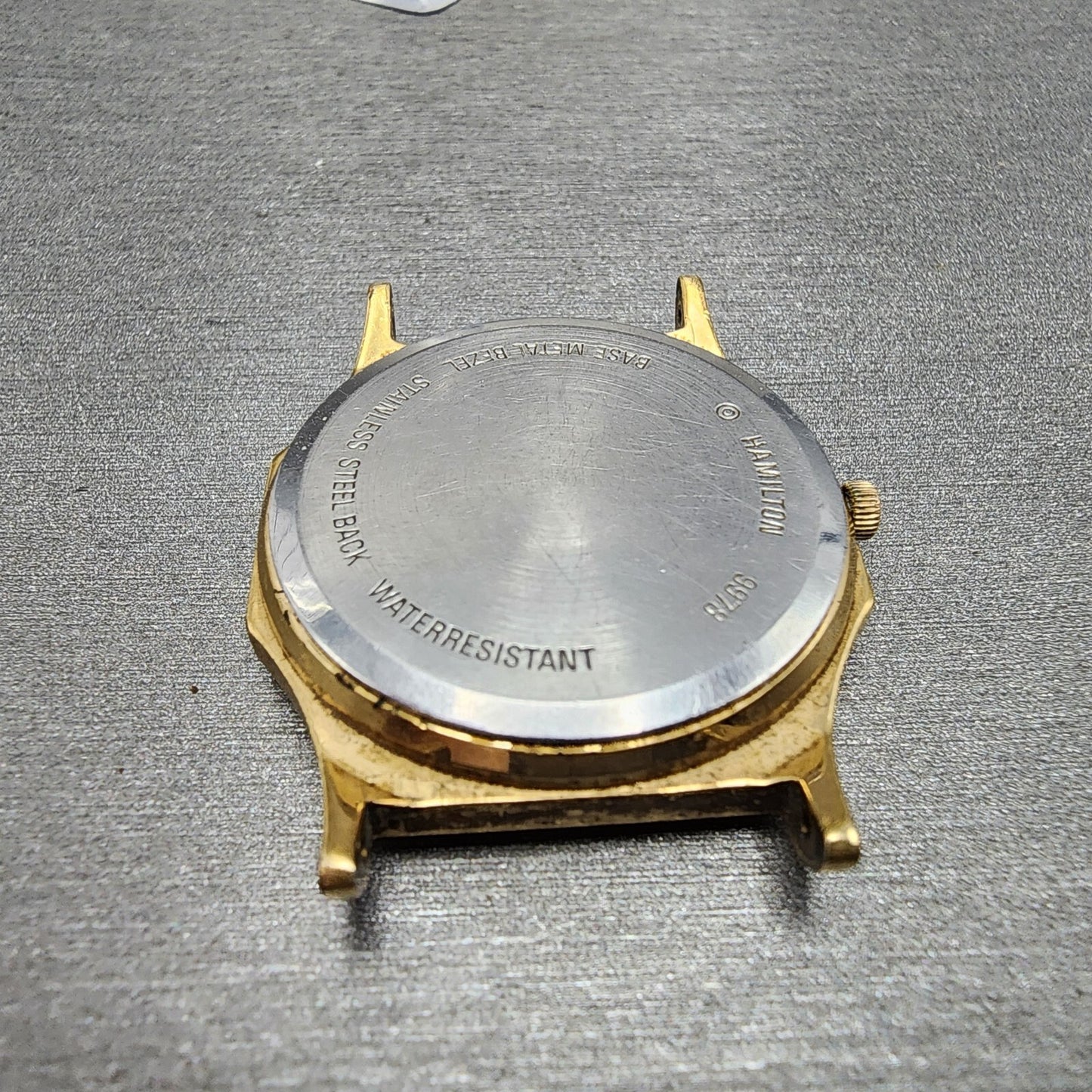 Hamilton Watch Men 32mm Gold Dial Gold Tone Daydate READ!!! 9978 New Batt9