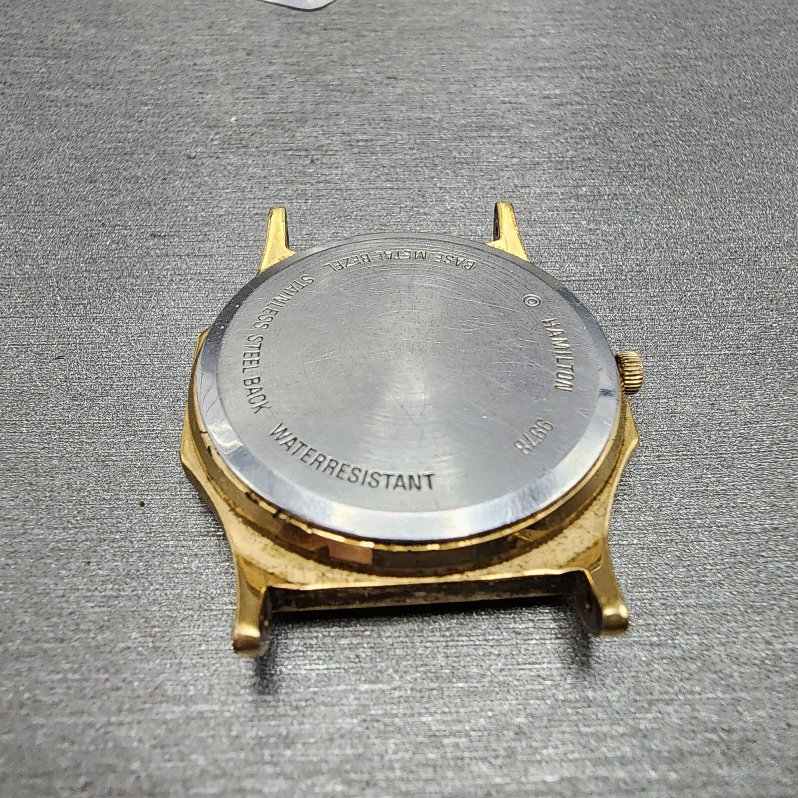 Hamilton Watch Men 32mm Gold Dial Gold Tone Daydate READ!!! 9978 New Batt9