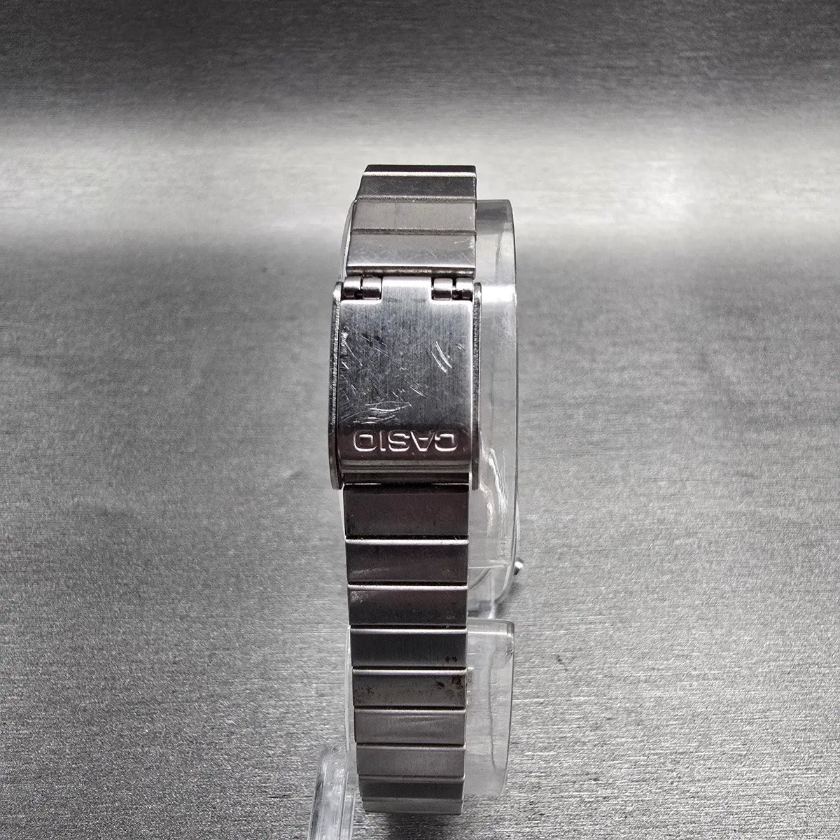 Casio Digital Watch Women 24mm Black Dial Silver Tone Chrono Alarm LA670W NewBat7