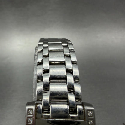 Fendi 7000L Tank Watch Women 21mm MOP Dial Steel Diamonds Rectangle New Battery4