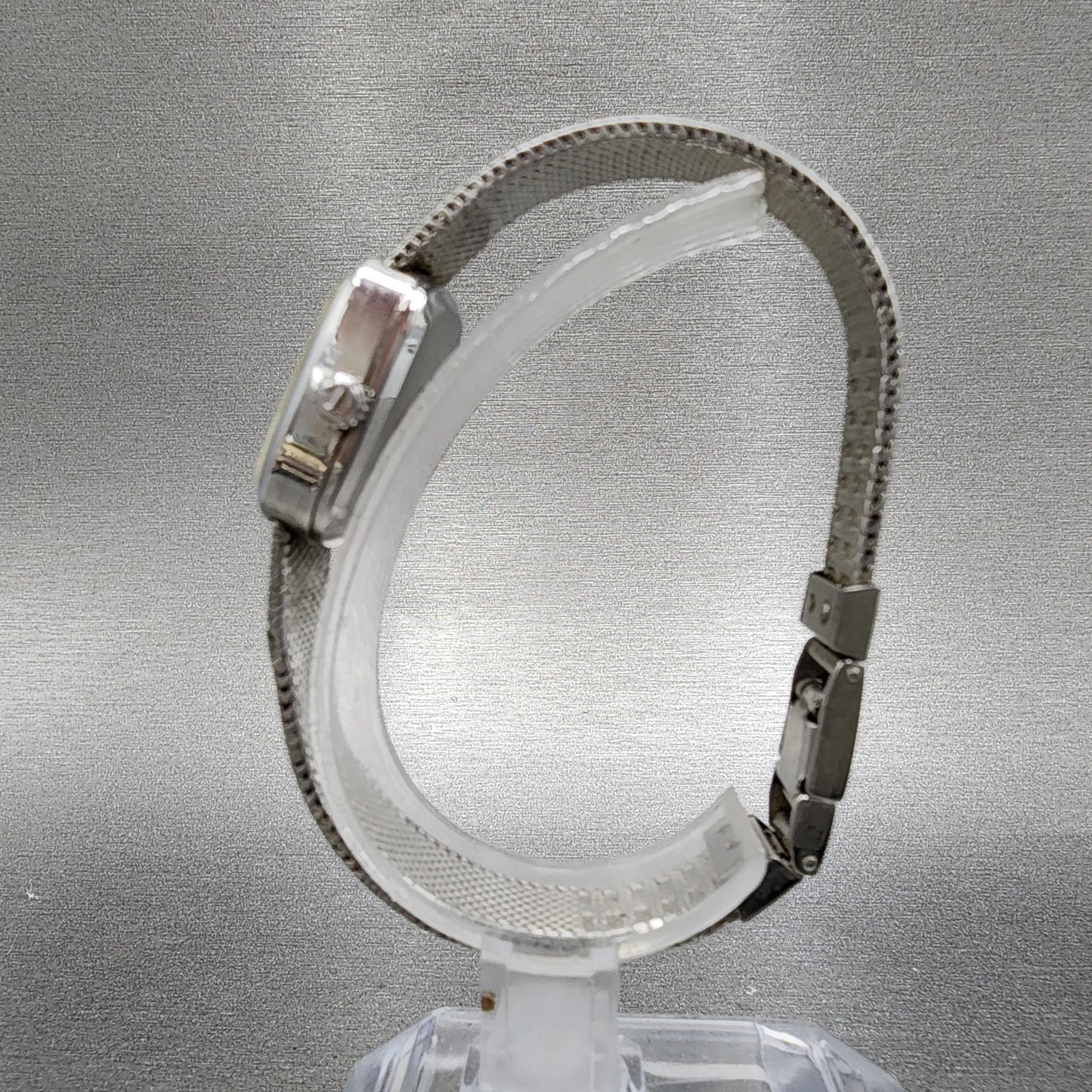 Rado Silky Watch 19mm Women Silver Dial Silver Tone Manual Rectangle Runs7