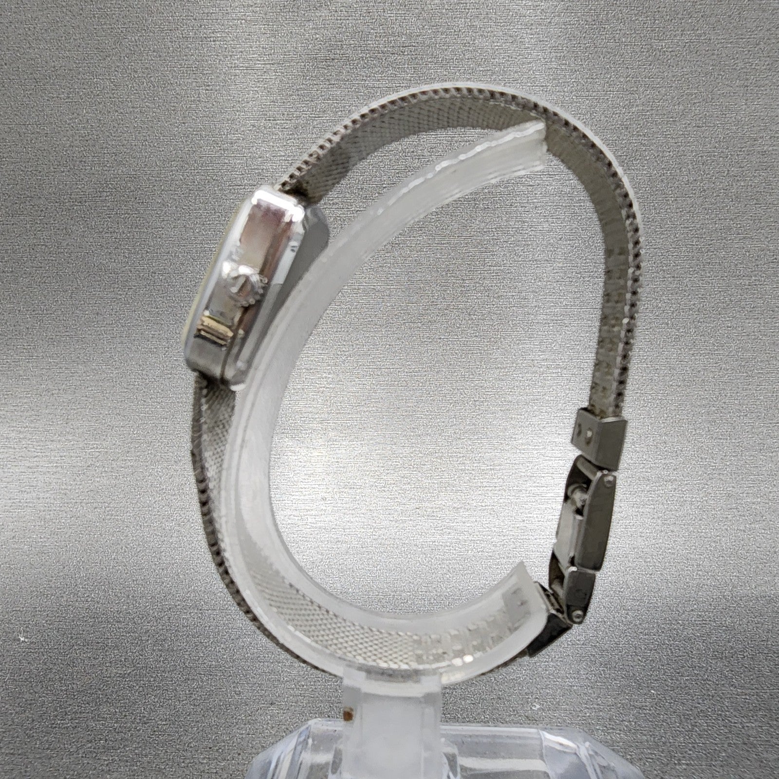 Rado Silky Watch 19mm Women Silver Dial Silver Tone Manual Rectangle Runs7