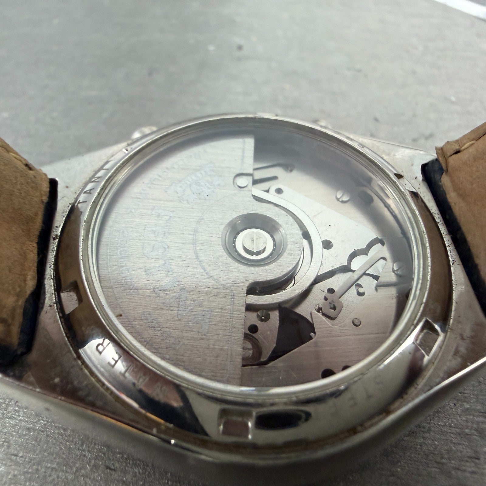 Festina Mecaquartz Chronograph Watch Men 38mm Blue Dial Steel Date PARTS10