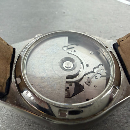 Festina Mecaquartz Chronograph Watch Men 38mm Blue Dial Steel Date PARTS10