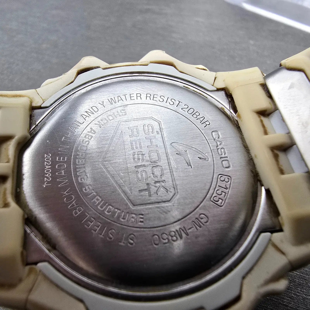 Casio G-Shock GW-M850 Watch Men 42mm White Alarm Chronograph Digital Solar RunsK9