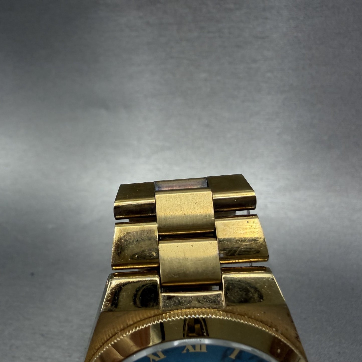 Michael Kors Channing Watch Women 38mm Turquoise Dial Gold Tone MK5894 New Batt4