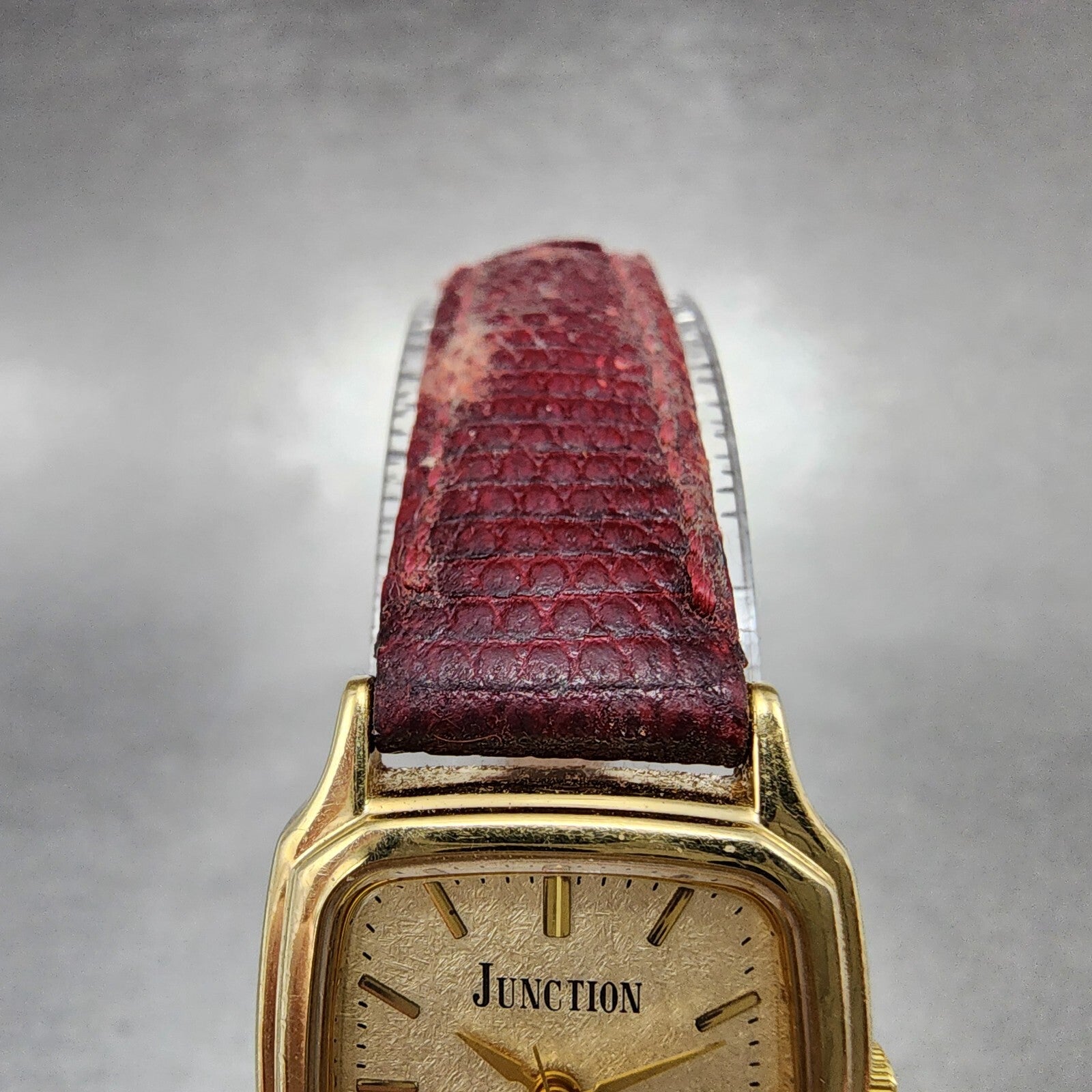 Citizen Junction Tank Watch Women 21mm Cream Dial Gold Tone Rectangle New Batt5