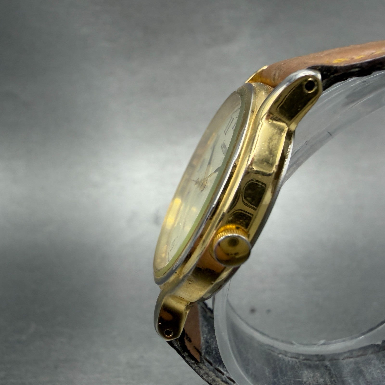 Citizen Junction Watch Unisex 31mm Cream Dial Gold Tone 6A31-L02265 New Battery2