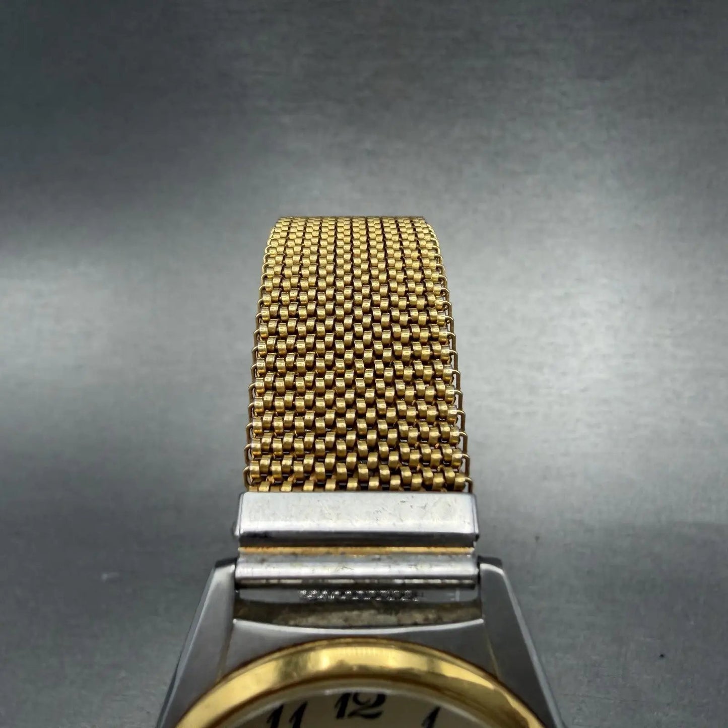 Orient Swimmer Watch Men 35mm Champagne Dial Two Tone Round QW57-B0 New Battery4