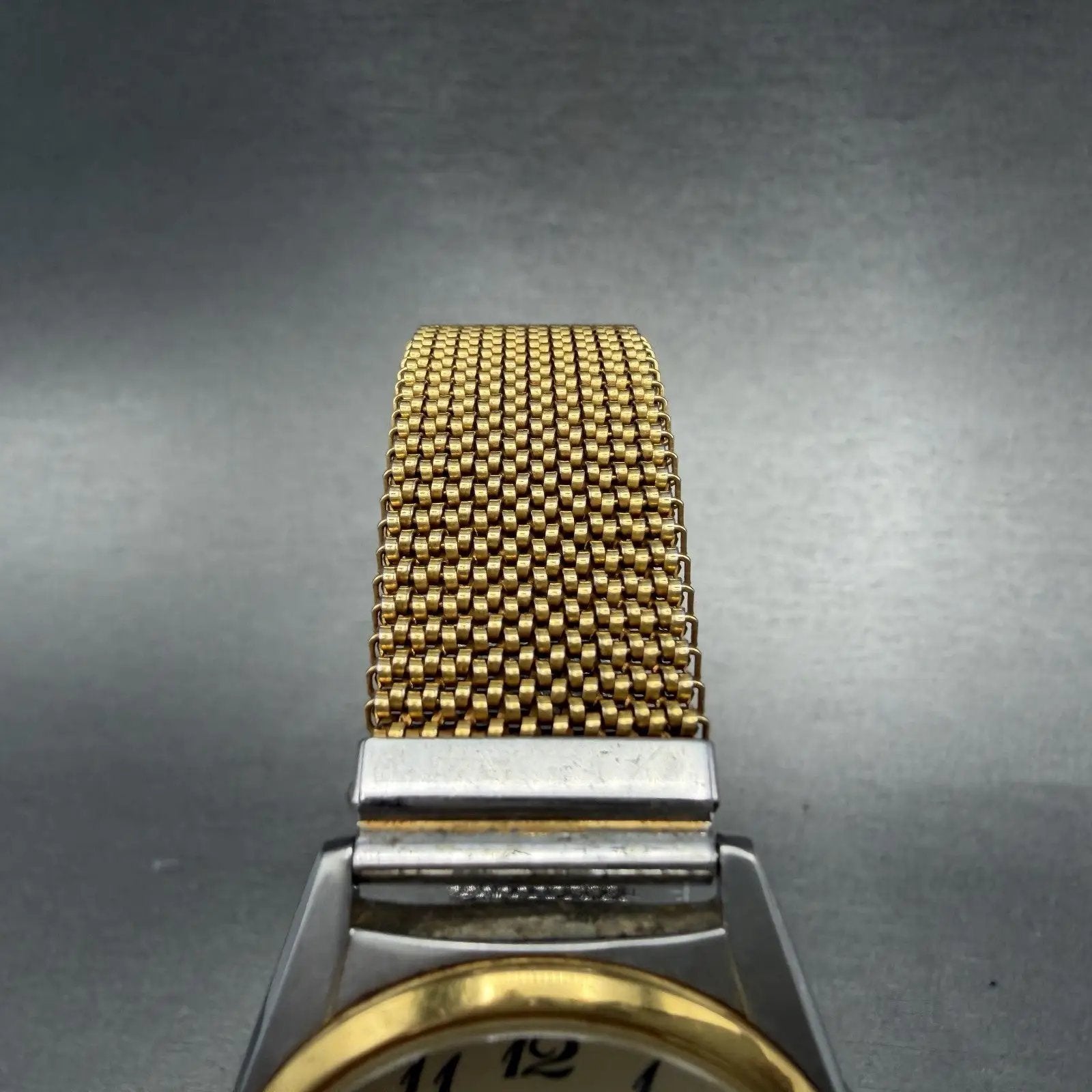 Orient Swimmer Watch Men 35mm Champagne Dial Two Tone Round QW57-B0 New Battery4