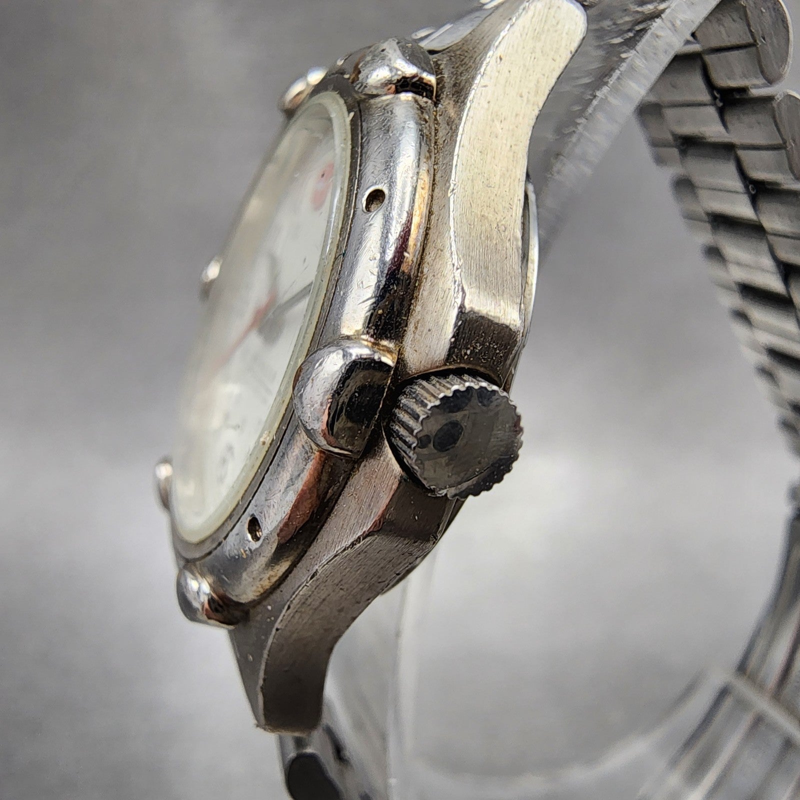 Wenger SAK Design Watch Women 29mm White Dial Steel Date Round New Battery2